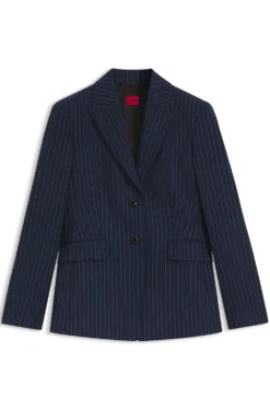 Regular-Fit Blazer mit Nadelstreifen