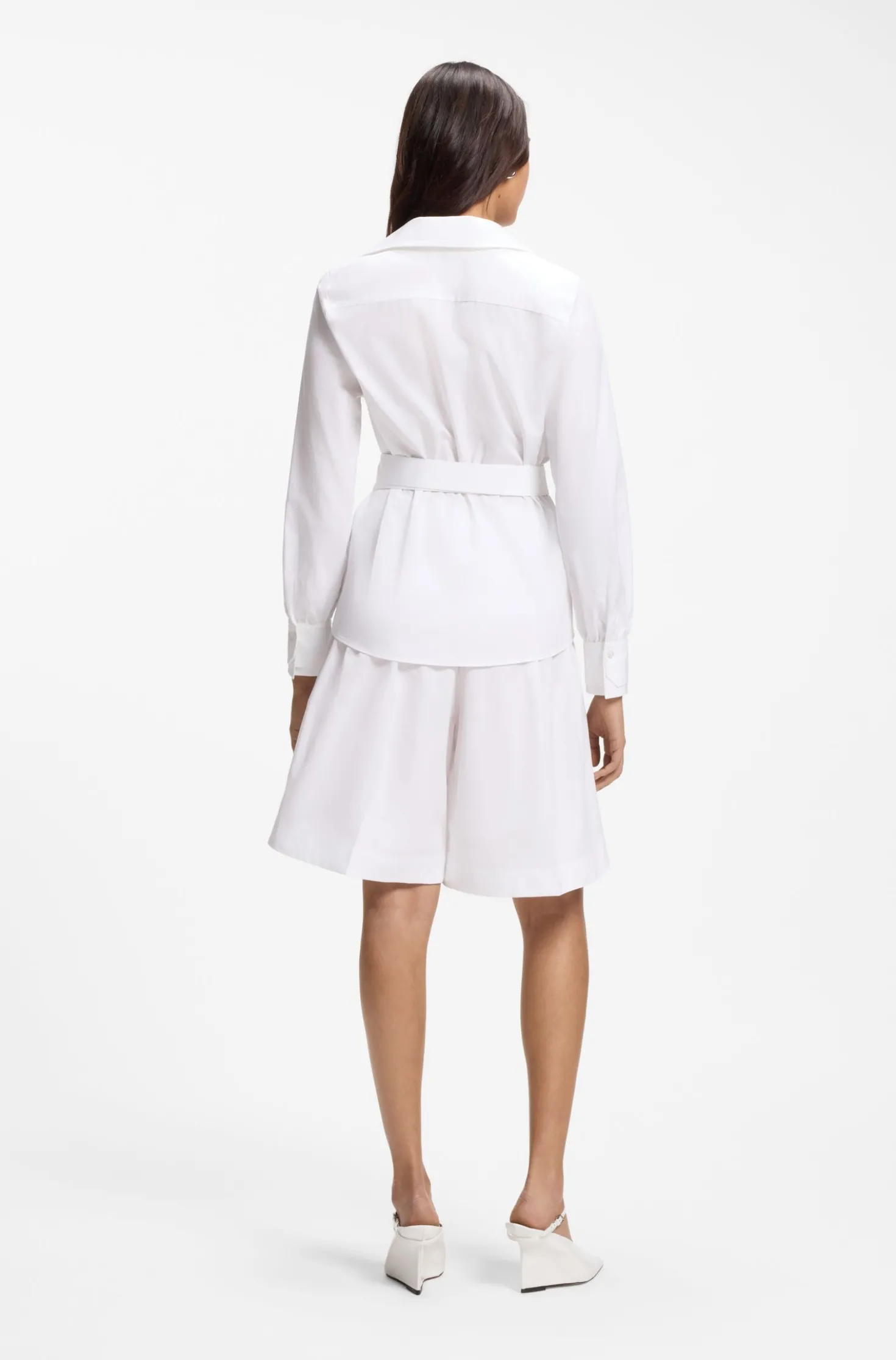 Regular-Fit Bluse mit Wickelfront