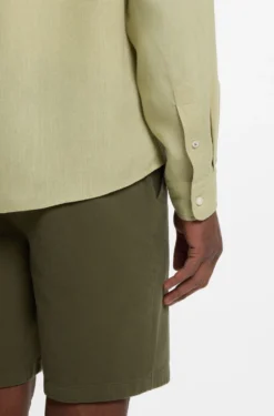 Regular-Fit Button-Down-Hemd aus Leinen