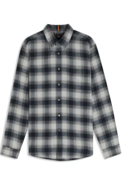 Regular-Fit Hemd aus Baumwoll-Flanell