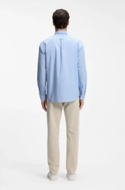Regular-Fit Hemd aus Oxford-Baumwolle mit Button-Down-Kragen