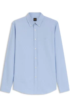 Regular-Fit Hemd aus Oxford-Baumwolle mit Button-Down-Kragen
