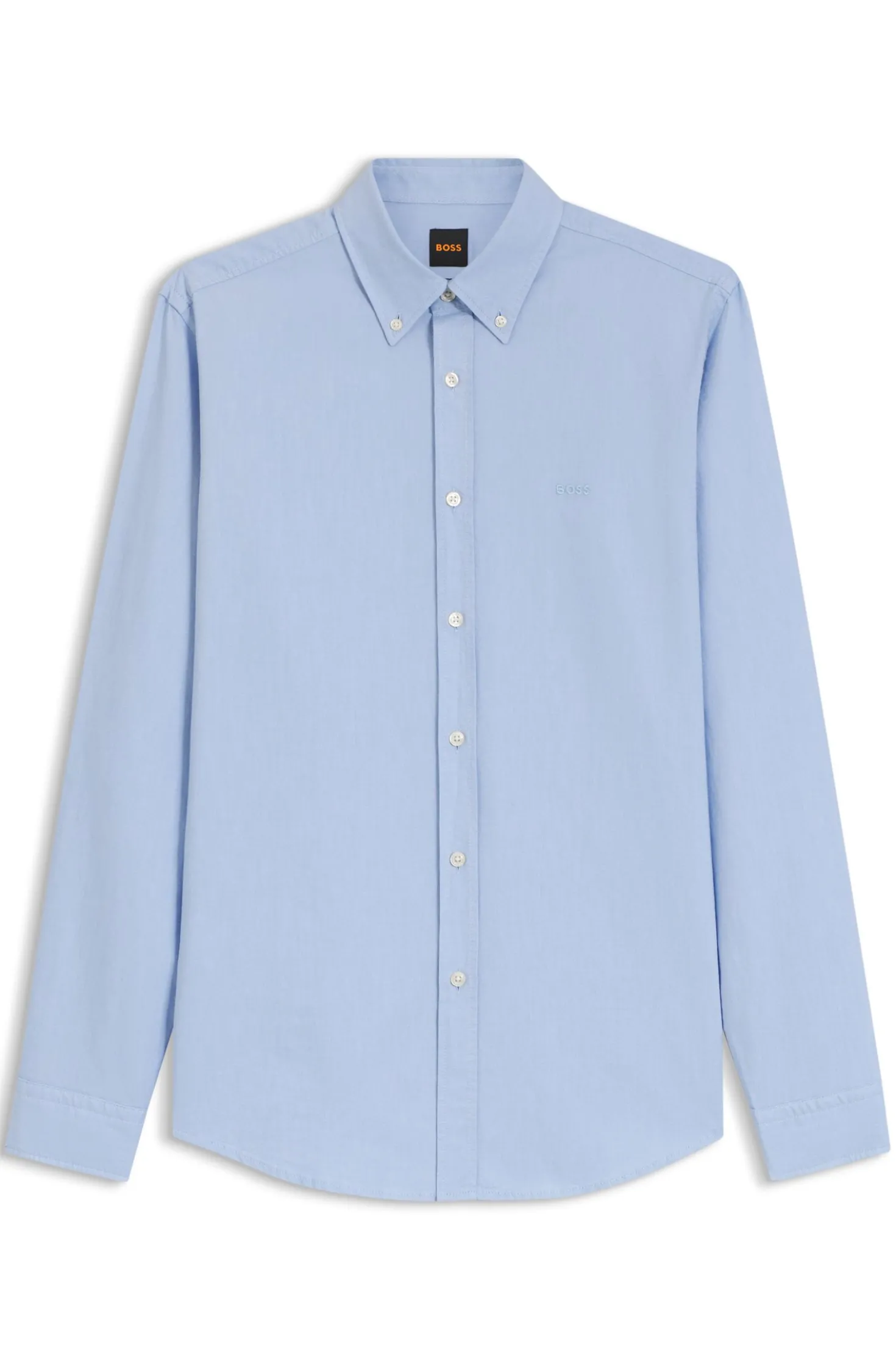 Regular-Fit Hemd aus Oxford-Baumwolle mit Button-Down-Kragen