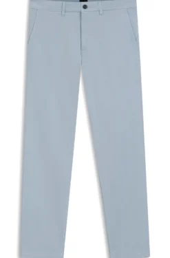 Regular-Fit Hose aus elastischem Baumwoll-Satin