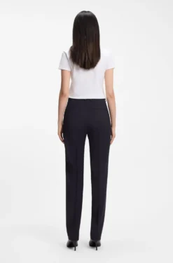 Regular-Fit Hose aus in Italien gefertigter Schurwolle