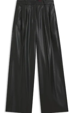 Regular-Fit Hose aus Kunstleder