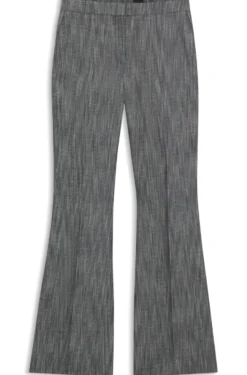 Regular-Fit Hose aus meliertem Denim