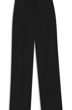 Regular-Fit Hose aus Stretch-Krepp
