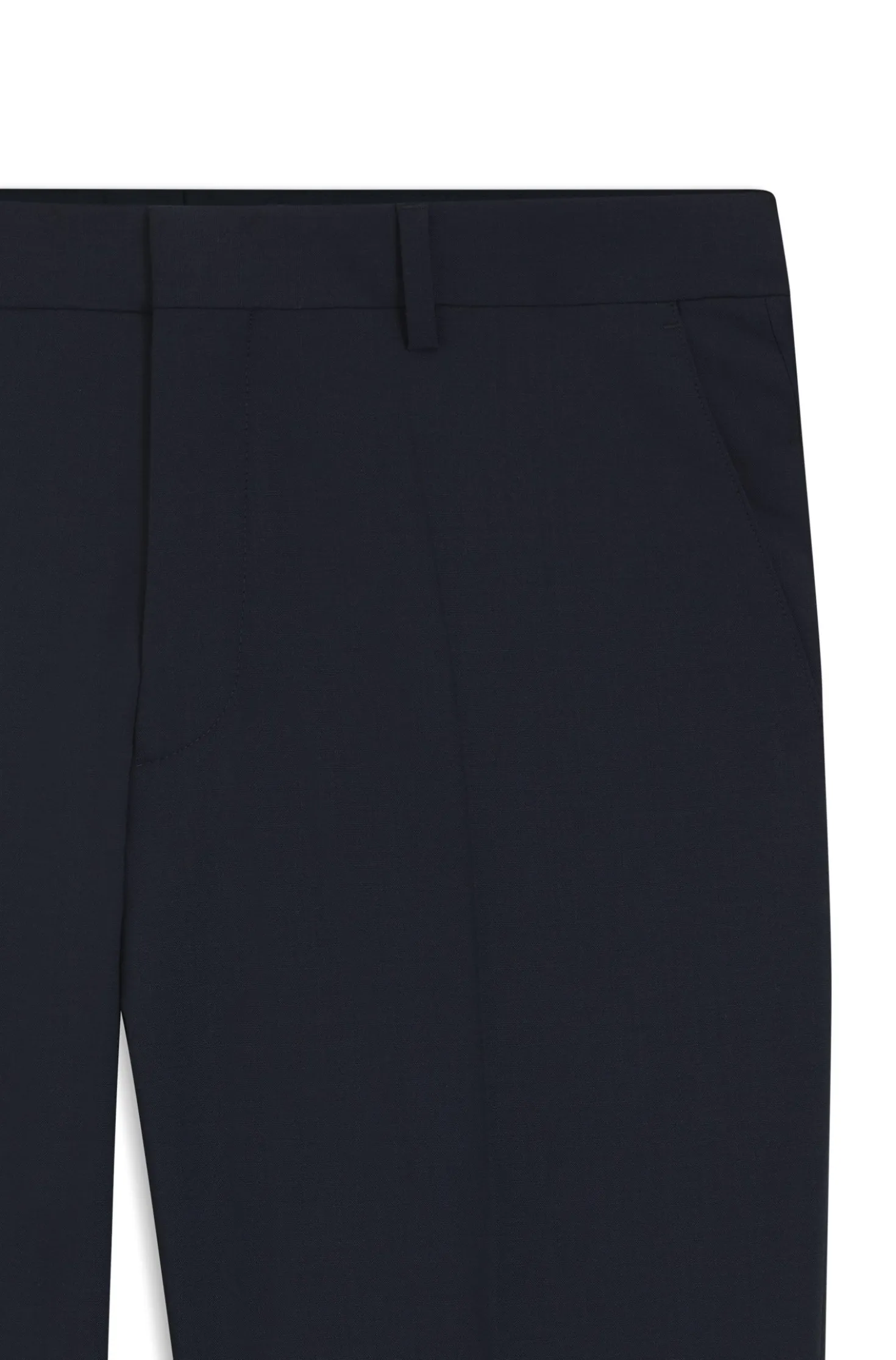 Regular-Fit Hose aus Stretch-Wolle