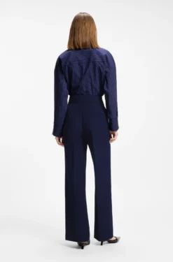 Regular-Fit Hose mit weitem Bein