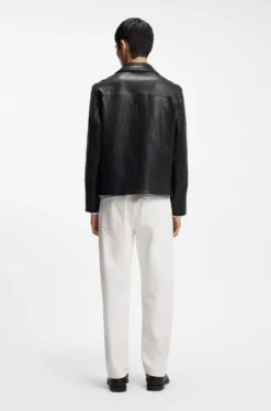 Regular-Fit Jacke aus Nappaleder