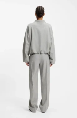 Regular-Fit Jacke aus Stretch-Gewebe mit Sharkskin-Struktur