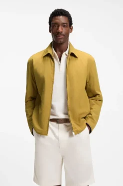 Regular-Fit Jacke mit wasserabweisendem Finish