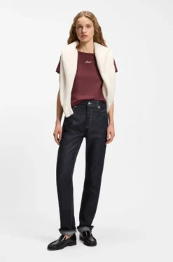 Regular-Fit Jeans mit schmalem Bein