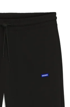 Regular-Fit Jogginghose aus Baumwolle mit French-Terry-Struktur