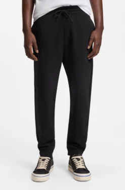 Regular-Fit Jogginghose aus Baumwolle mit French-Terry-Struktur