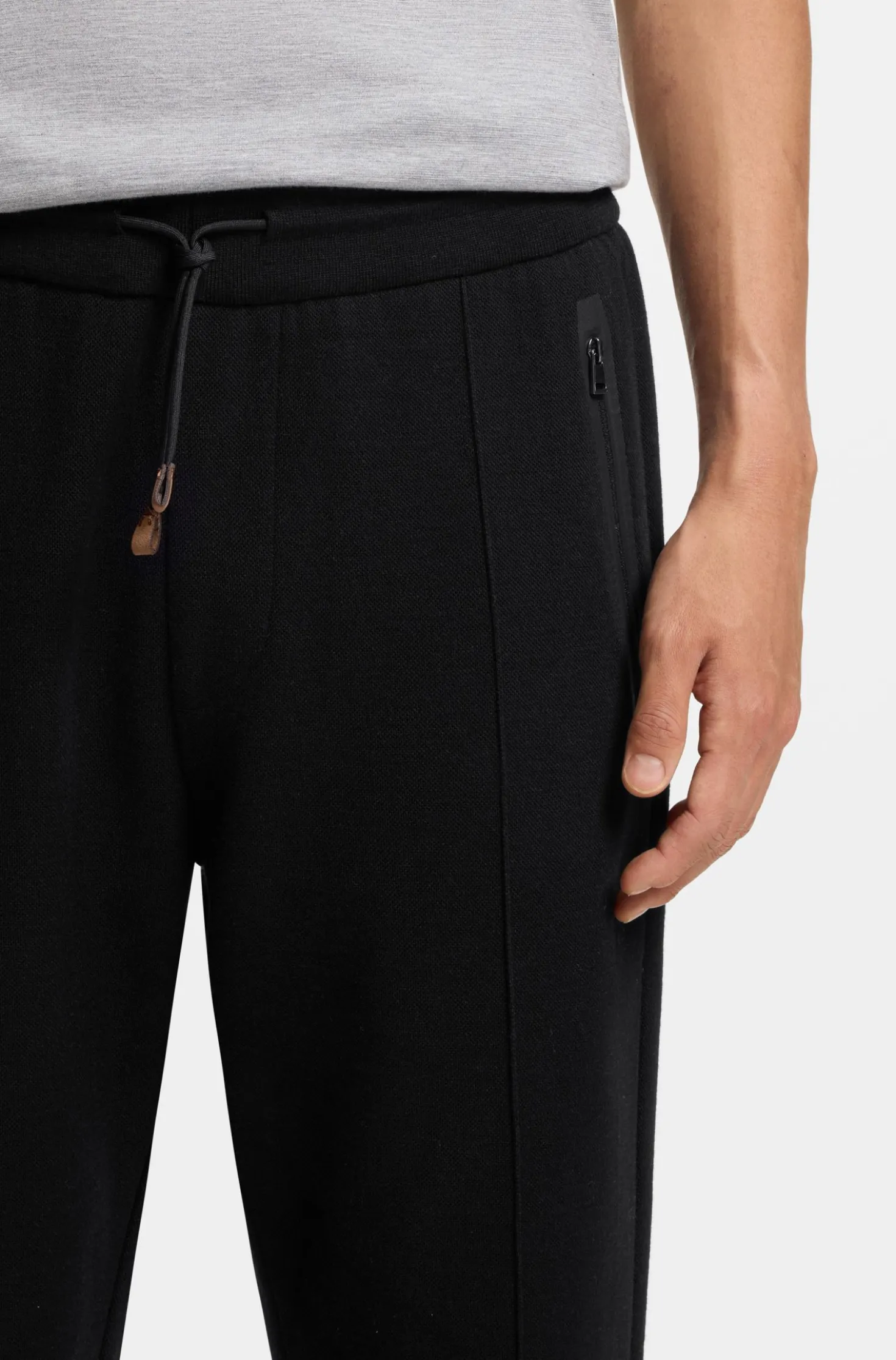 Regular-Fit Jogginghose aus Baumwoll-Mix