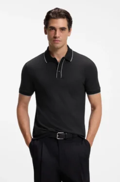 Regular-Fit Poloshirt aus Baumwolle