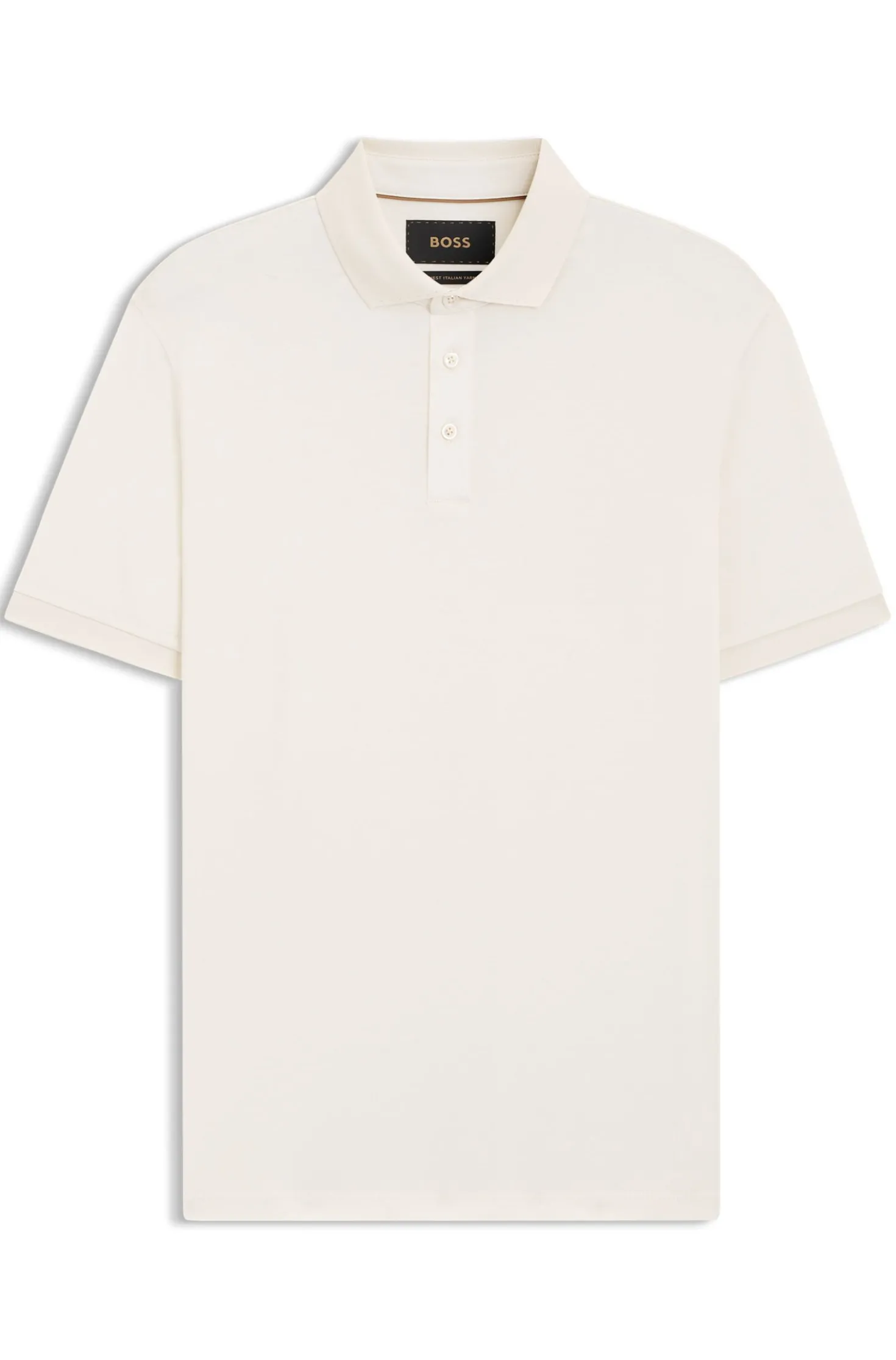 Regular-Fit Poloshirt aus merzerisierter italienischer Baumwolle