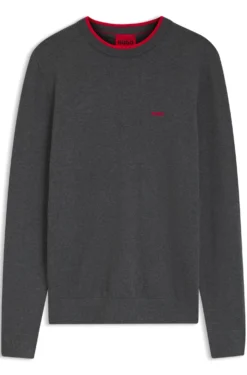 Regular-Fit Pullover aus Baumwoll-Mix