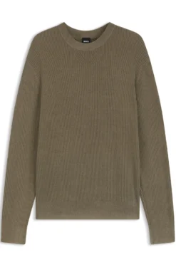 Regular-Fit Pullover aus geripptem Cord