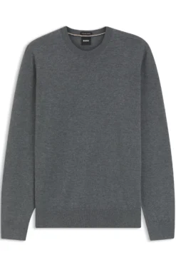 Regular-Fit Pullover aus Merinowolle