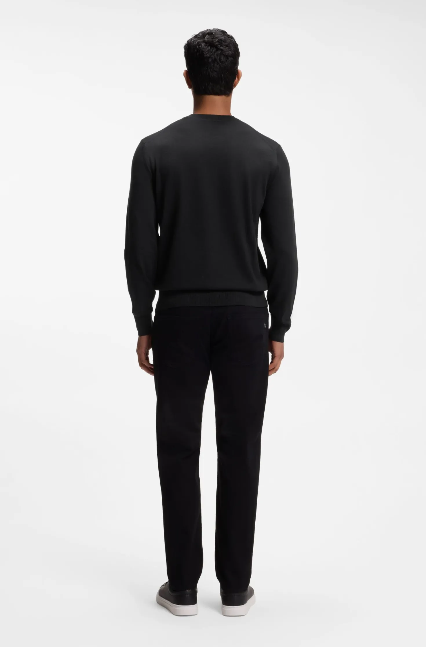 Regular-Fit Pullover aus Merinowolle