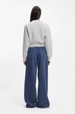 Regular-Fit Strickjacke mit Lochmuster