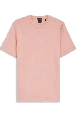 Regular-Fit T-Shirt aus Woll-Mix