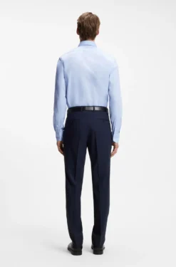 Regular-Fit Twill-Hemd aus Stretch-Baumwolle