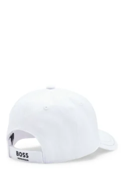 Reitsport-Cap mit fünf Bahnen und Logo-Details