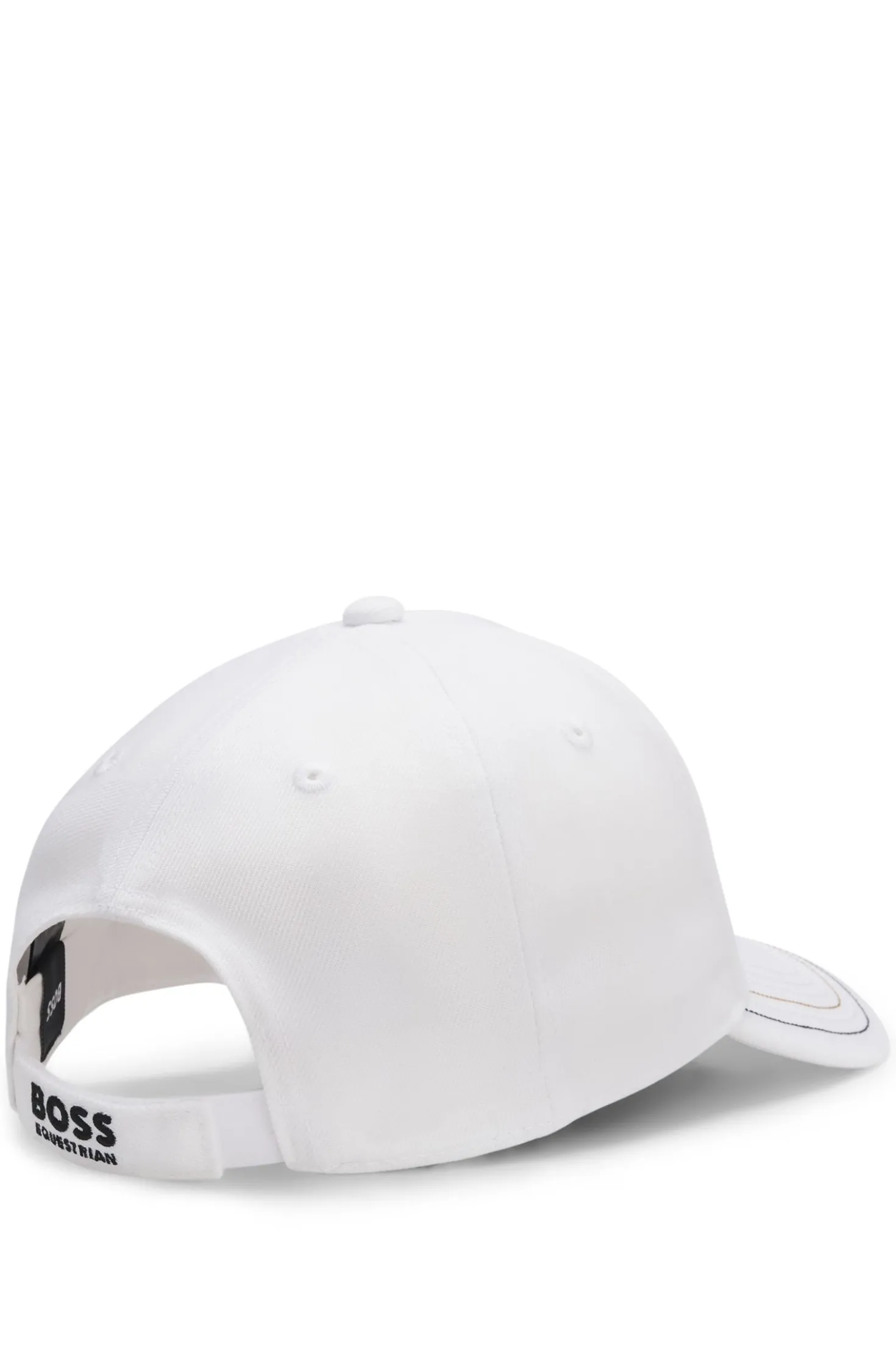 Reitsport-Cap mit fünf Bahnen und Logo-Details