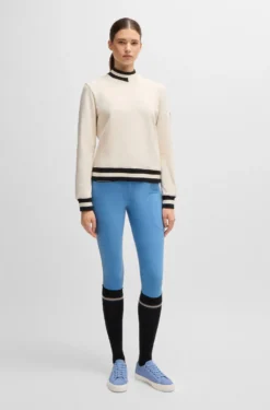 Reitsport-Hose mit griffigem Kniebesatz und Vier-Wege-Stretch