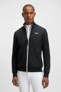 Reitsport-Jacke mit Reißverschluss und Signature-Streifen-Details