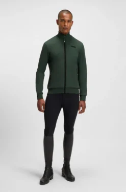 Reitsport-Jacke mit Reißverschluss und Signature-Streifen-Details