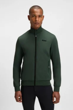 Reitsport-Jacke mit Reißverschluss und Signature-Streifen-Details