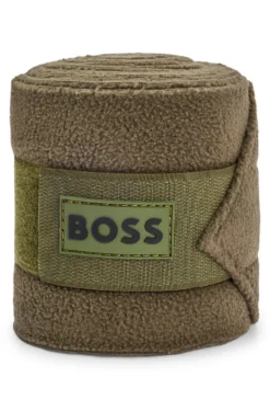 Reitsport-Kompressionsbandagen aus Fleece mit Branding