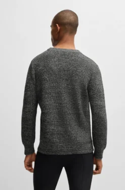 Reitsport-Pullover aus meliertem Strick