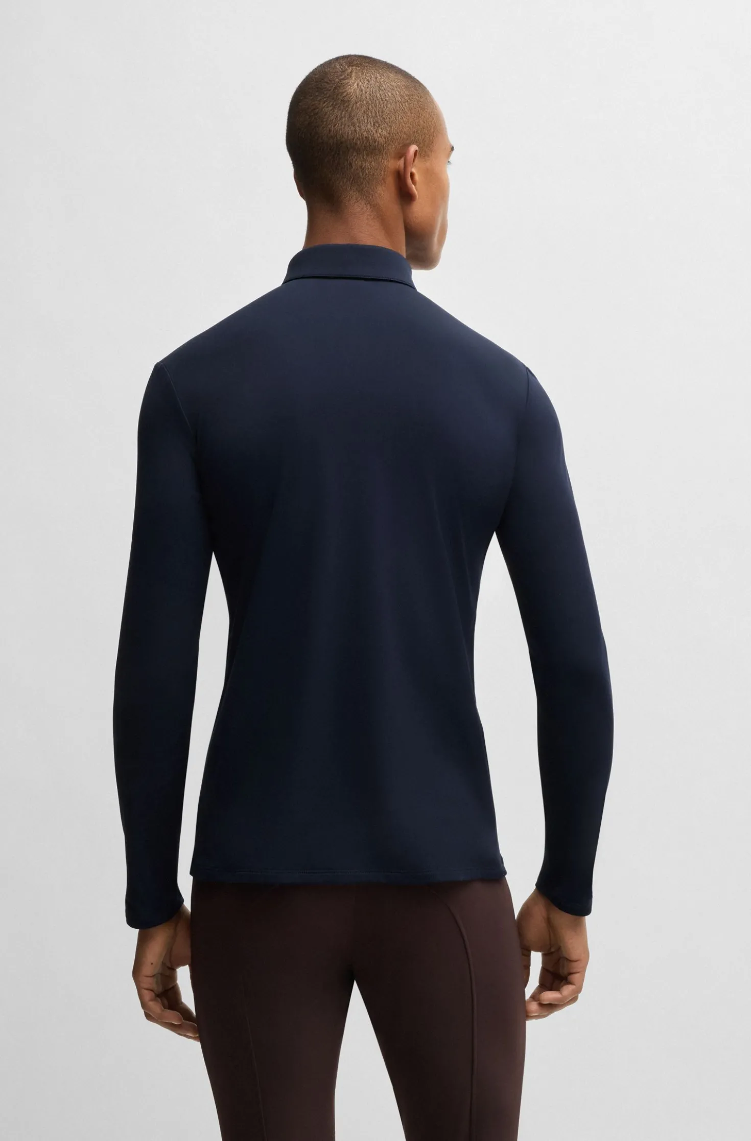 Reitsport-Trainingshemd aus atmungsaktivem Stretch-Gewebe