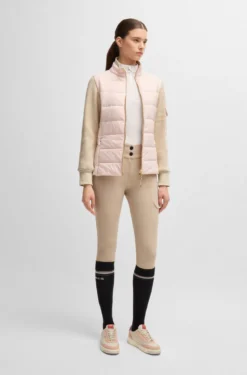 Reitsport-Turniershirt aus geripptem Stretch-Gewebe