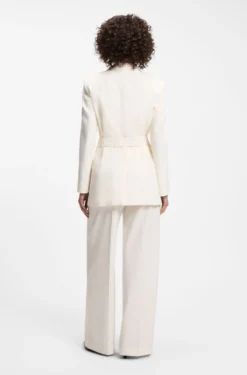 Relaxed Blazer mit D-Ring-Gürtel