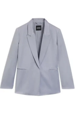 Relaxed-Fit Blazer aus Satin