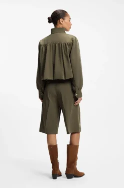 Relaxed-Fit Blazer mit Ballonsaum