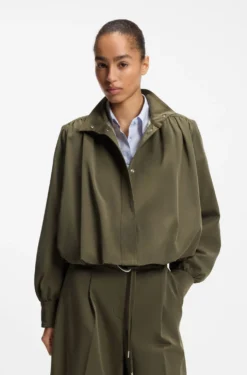 Relaxed-Fit Blazer mit Ballonsaum
