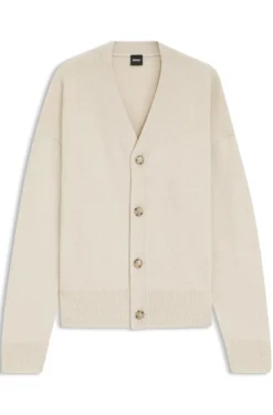 Relaxed-Fit Cardigan aus Schurwolle