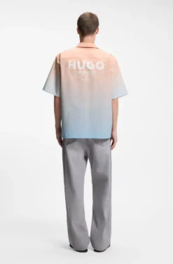 Relaxed-Fit Hemd mit Farbverlauf-Print