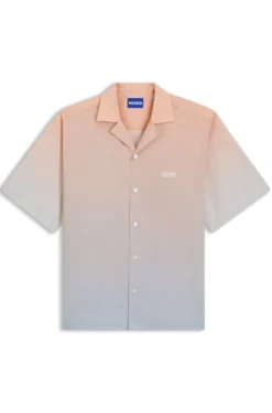 Relaxed-Fit Hemd mit Farbverlauf-Print