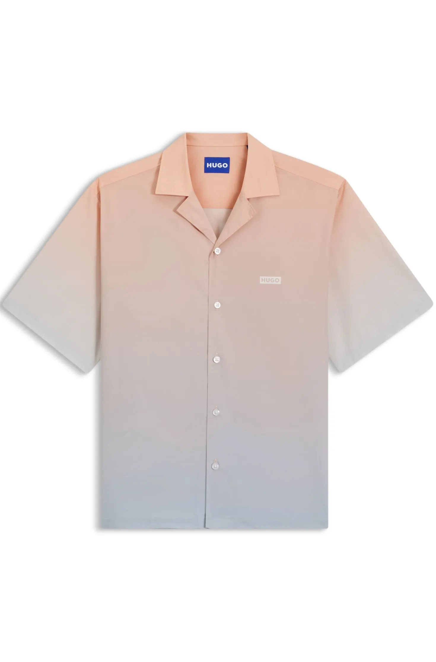 Relaxed-Fit Hemd mit Farbverlauf-Print