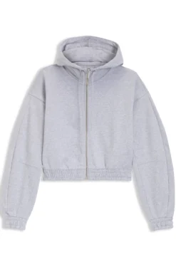 Relaxed-Fit Hoodie aus Baumwoll-Terry mit Barrel-Ärmeln