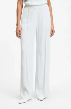 Relaxed-Fit Hose aus fließendem Krepp